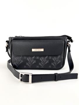 Фото товара: сумка через плече 250153 чорний. Фото - 1.