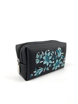 Фото товара: косметичка 7018 чорний. Фото - 1.