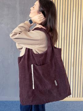 Фото товара: шопер 260400 темний шоколад. Фото - 1.